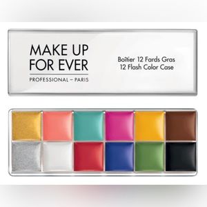 Make Up For Ever 12 Flash Color Case. Opened and slightly used.